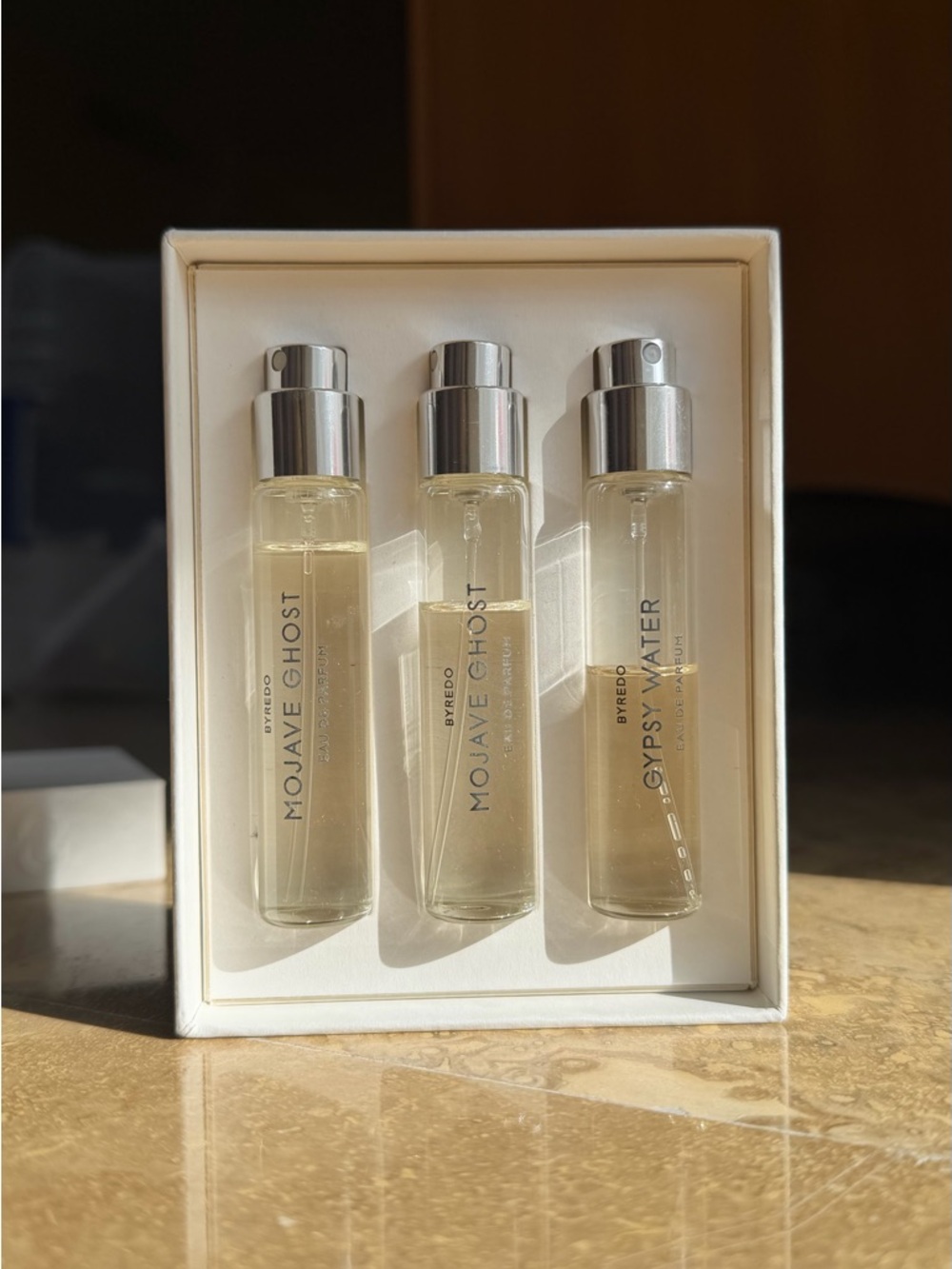 Byredo Mojave Ghost + Gypsy Water Mini Spray Set of 3